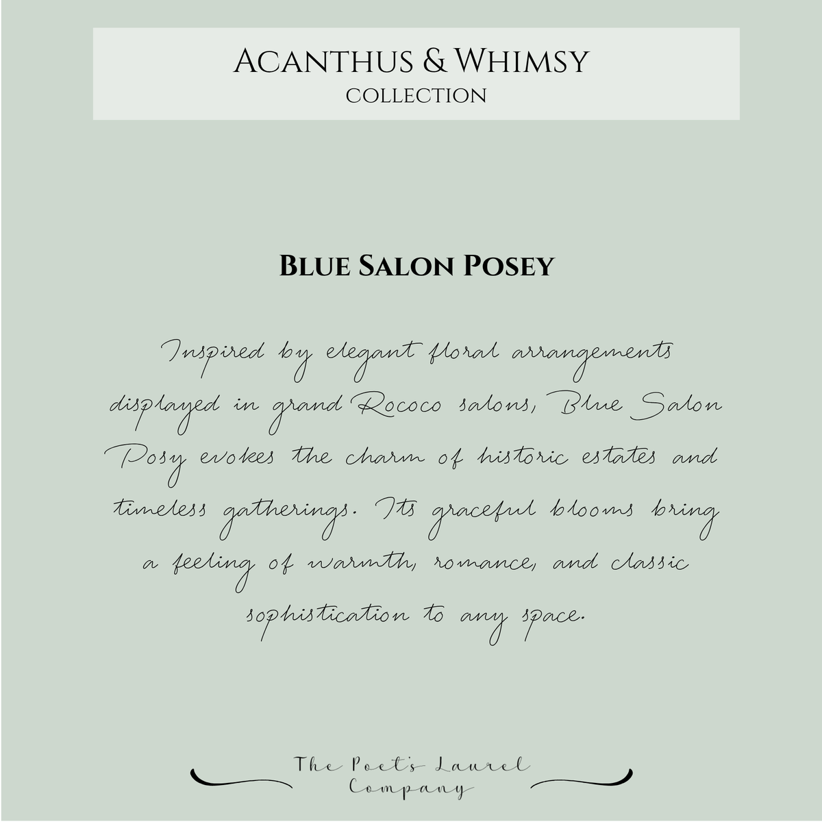 Blue Salon Posey