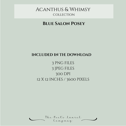 Blue Salon Posey