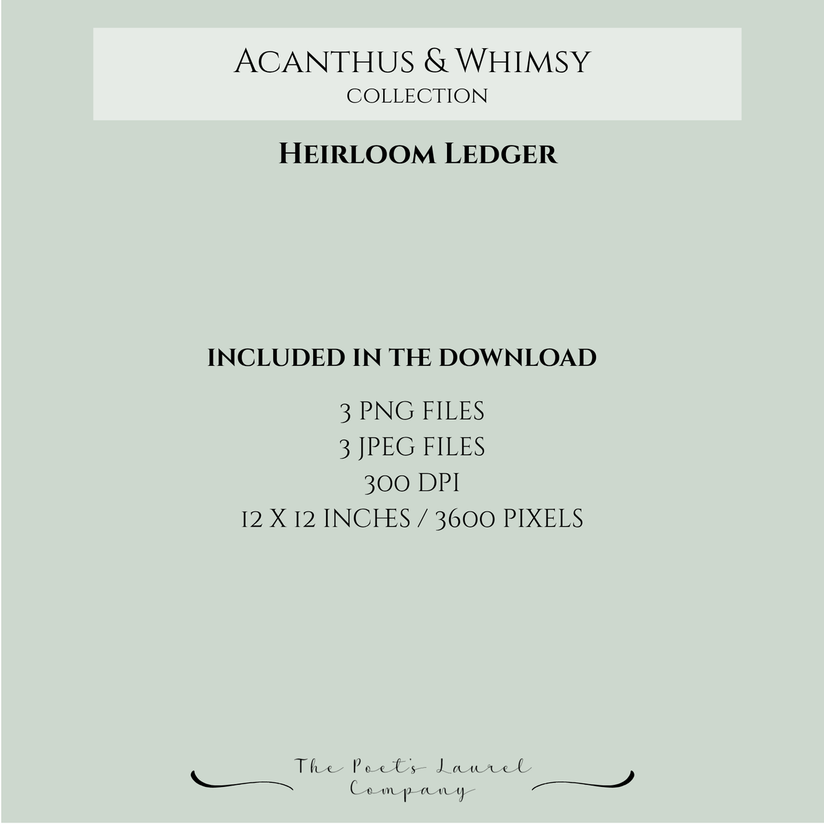Heirloom Ledger