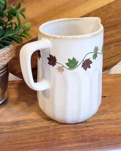 Hand-decorated Ceramic Pitcher/Creamer/Flower Vase