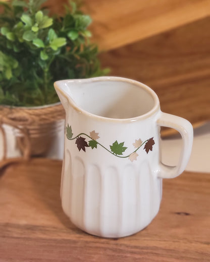 Hand-decorated Ceramic Pitcher/Creamer/Flower Vase