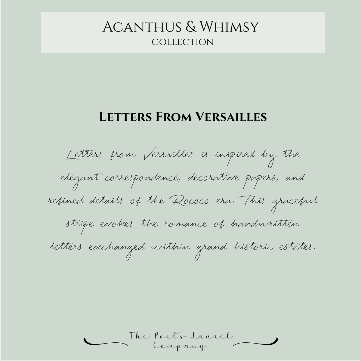 Letters From Versailles