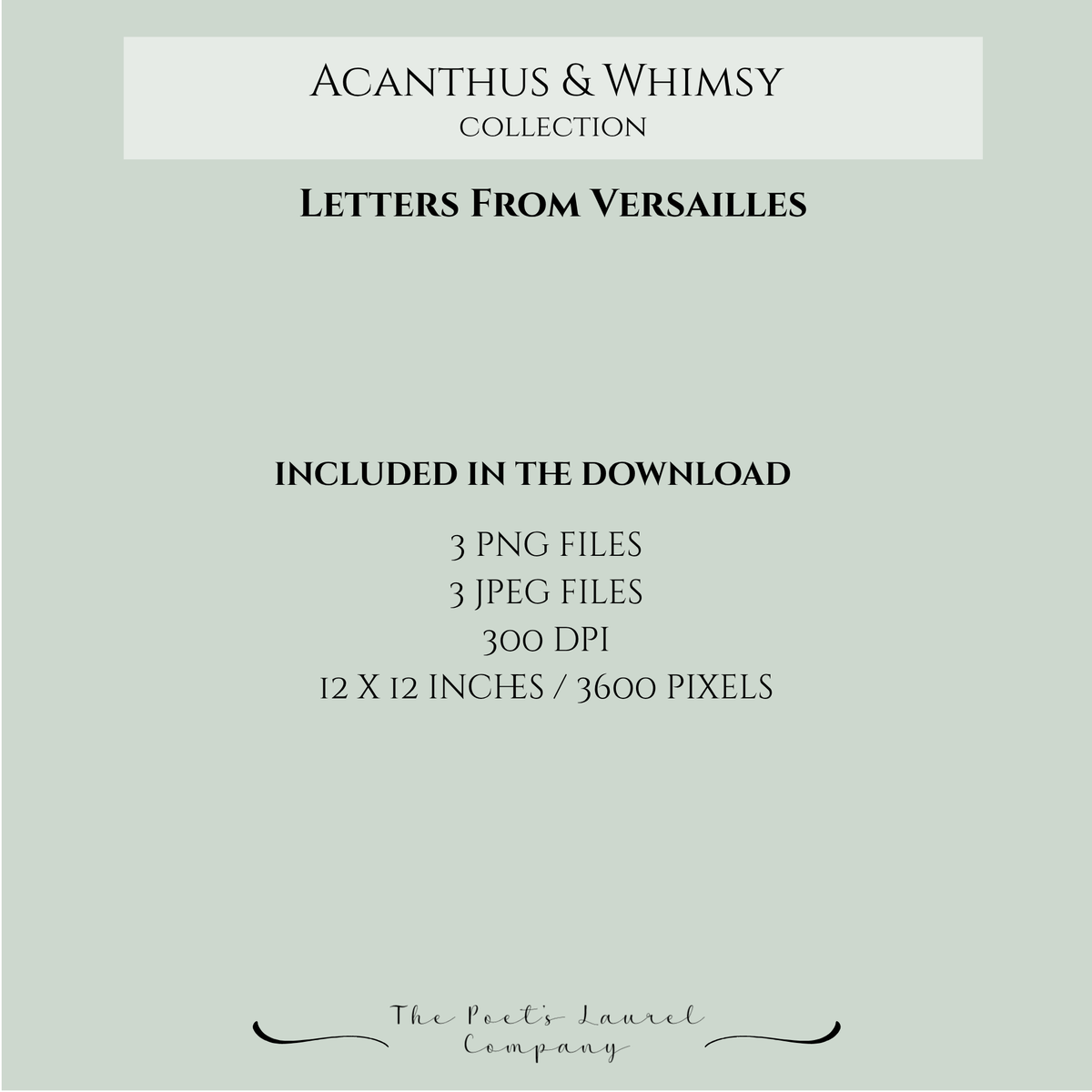 Letters From Versailles